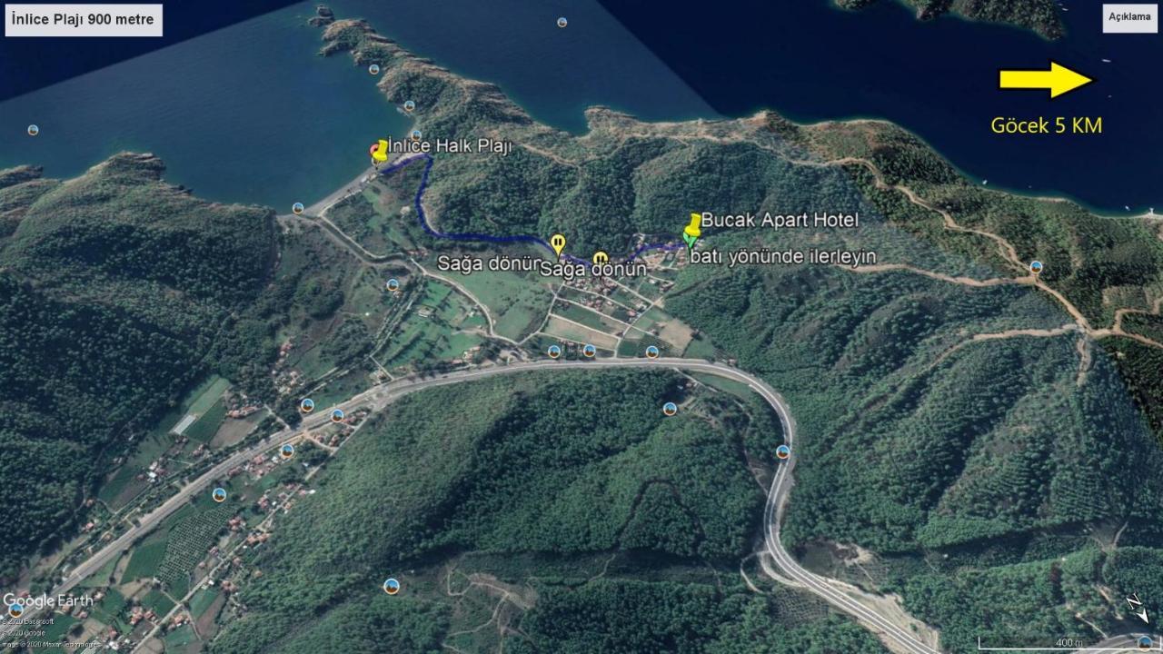 Bucak Apart Hotel Goecek & Beach Exterior foto